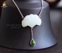 Hetian Jade Energy Pendant Necklace