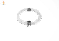 Dispelling Negative Energy White Crystal Bracelet