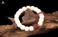 Blessed Lion Bodhi Cinnabar Wristlet