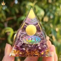 Amethyst Pyramid Obelisk - 6cm