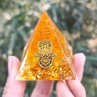 Sunlit Citrine Pyramid Obelisk - 6cm