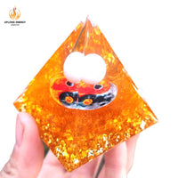 Sunlit Citrine Pyramid Obelisk - 6cm