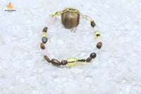 Sunfire Guardian Tiger Eye &amp; Citrine Bracelet