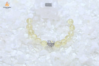 Heartfire Citrine &amp; Silver Promise Bracelet
