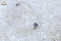 White Agate &amp; Silver "All-Seeing Eye" Bracelet｜Sacred Protection · Inner Clarity · Cosmic Insight