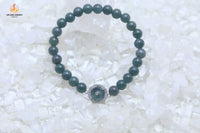 Blue Water Jade · Moon Sea Spirit Charm Bracelet | Serenity · Wisdom · Eternally Flowing