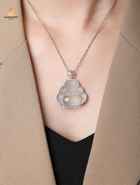 Blessed Jadeite Buddha Charm